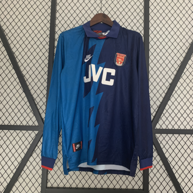 Retro Long Sleeve Arsenal 95/96 Away Kit